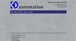 Desktop Screenshot of kdautomation.com